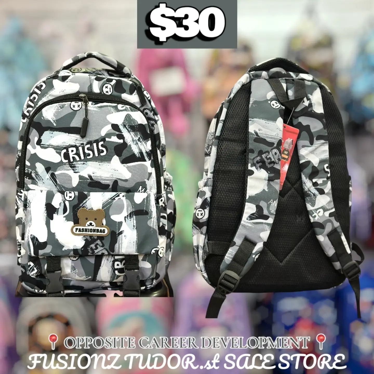 Fusionz Tudor St Sale Store – Fashion Backpacks at $30