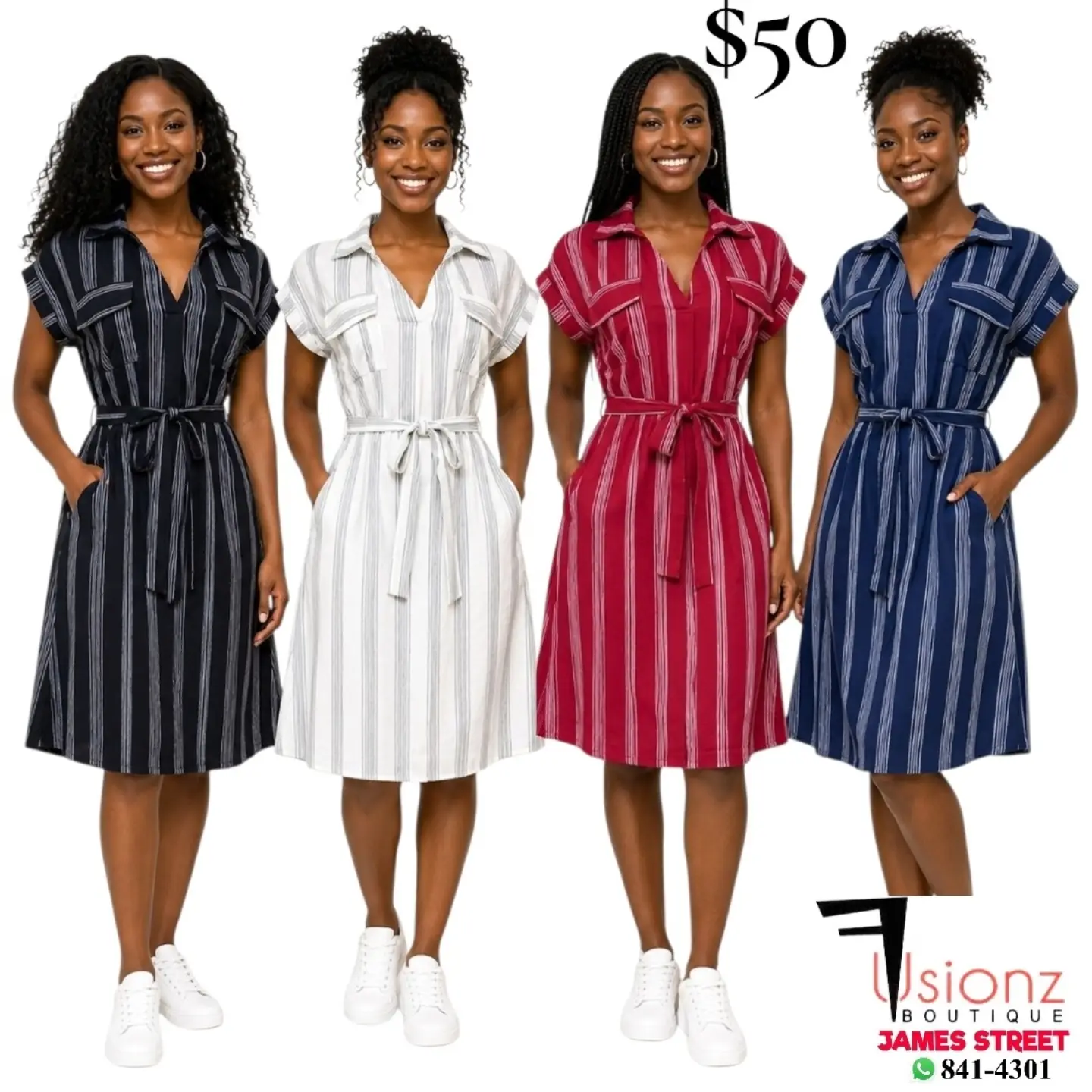 Fusionz Boutique Dresses – $50 Each