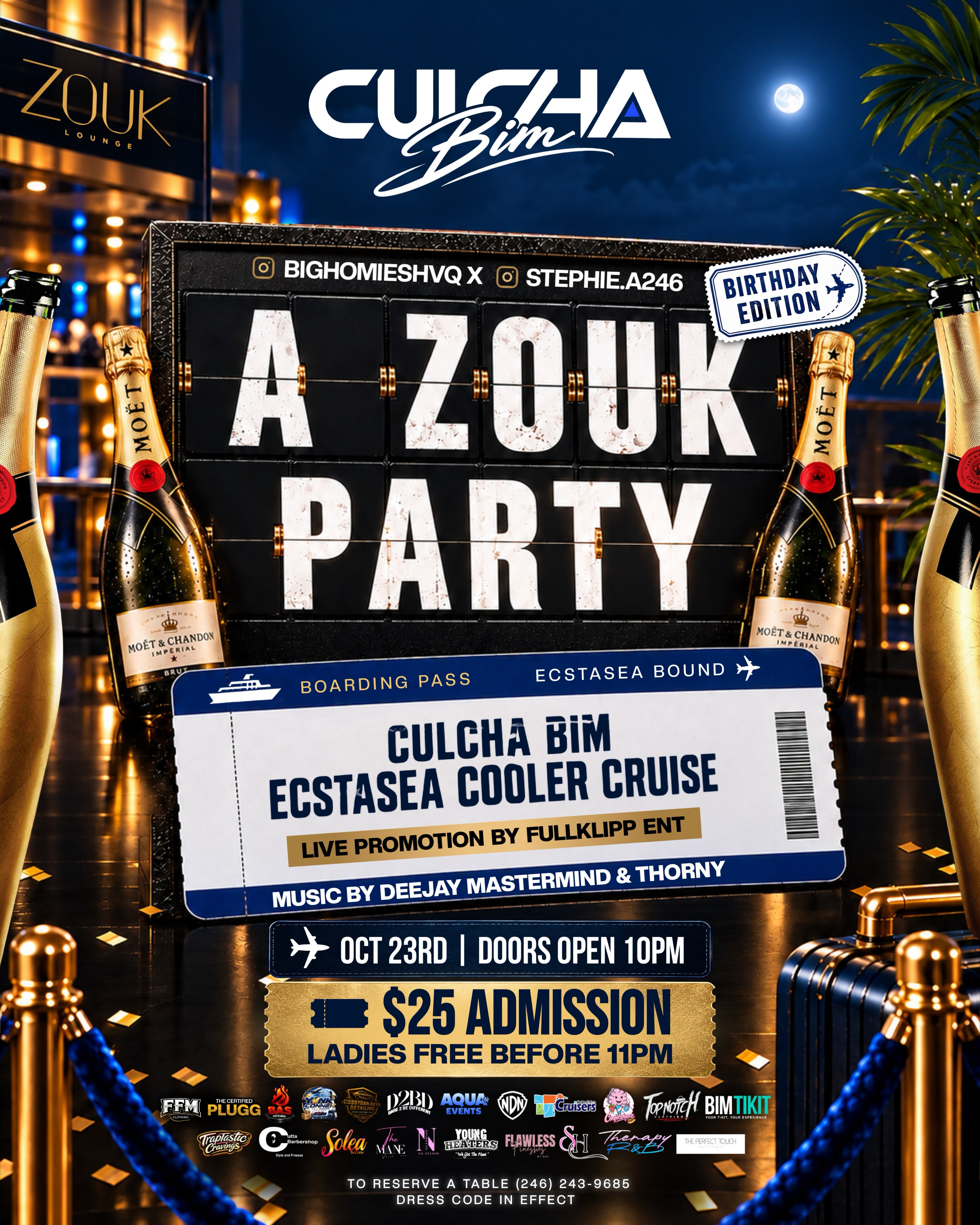 Culcha Bim: A Zouk Party – Birthday Edition at Zouk Lounge