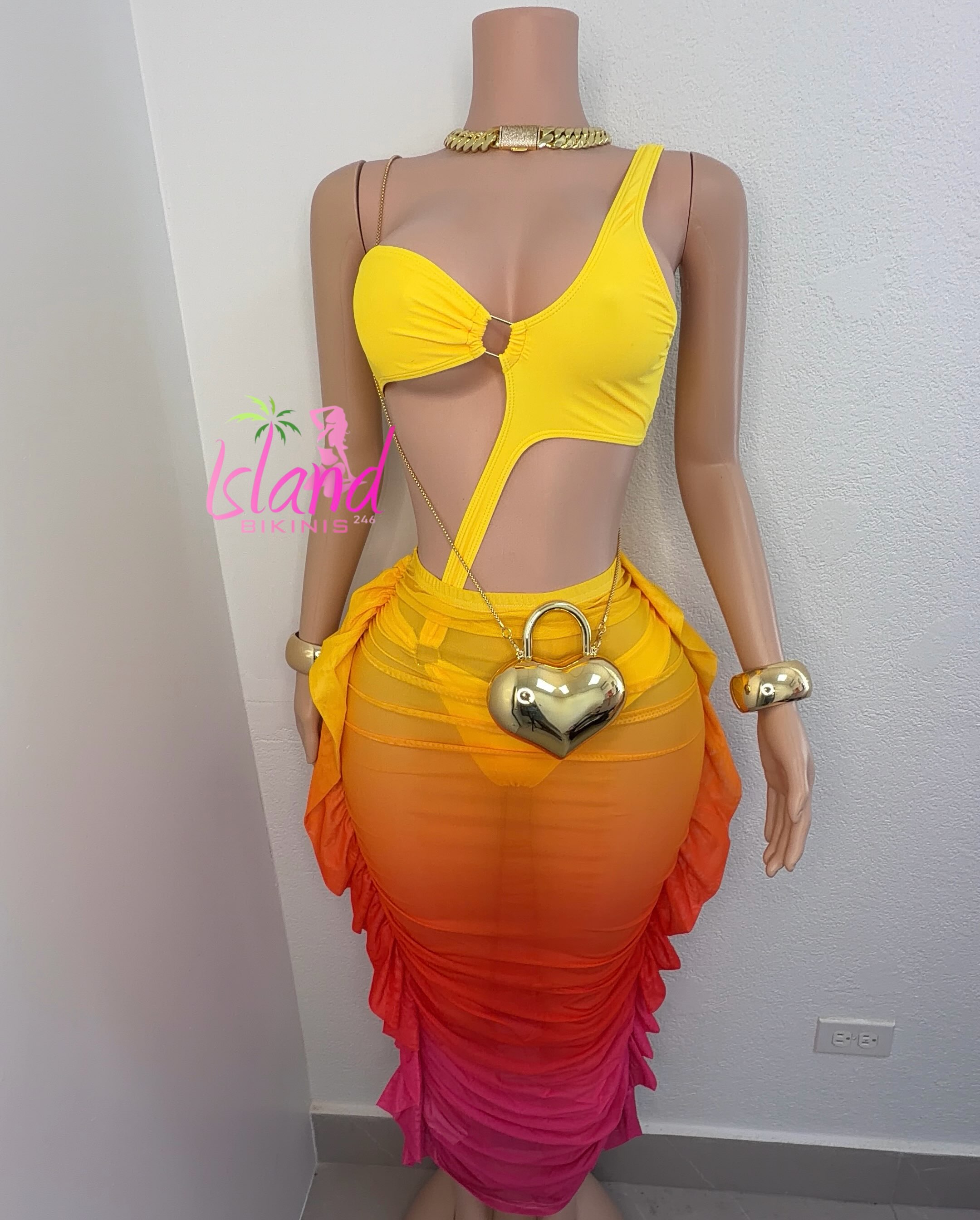 Yellow Bikini Set – $140 BBD (Sizes S & M)