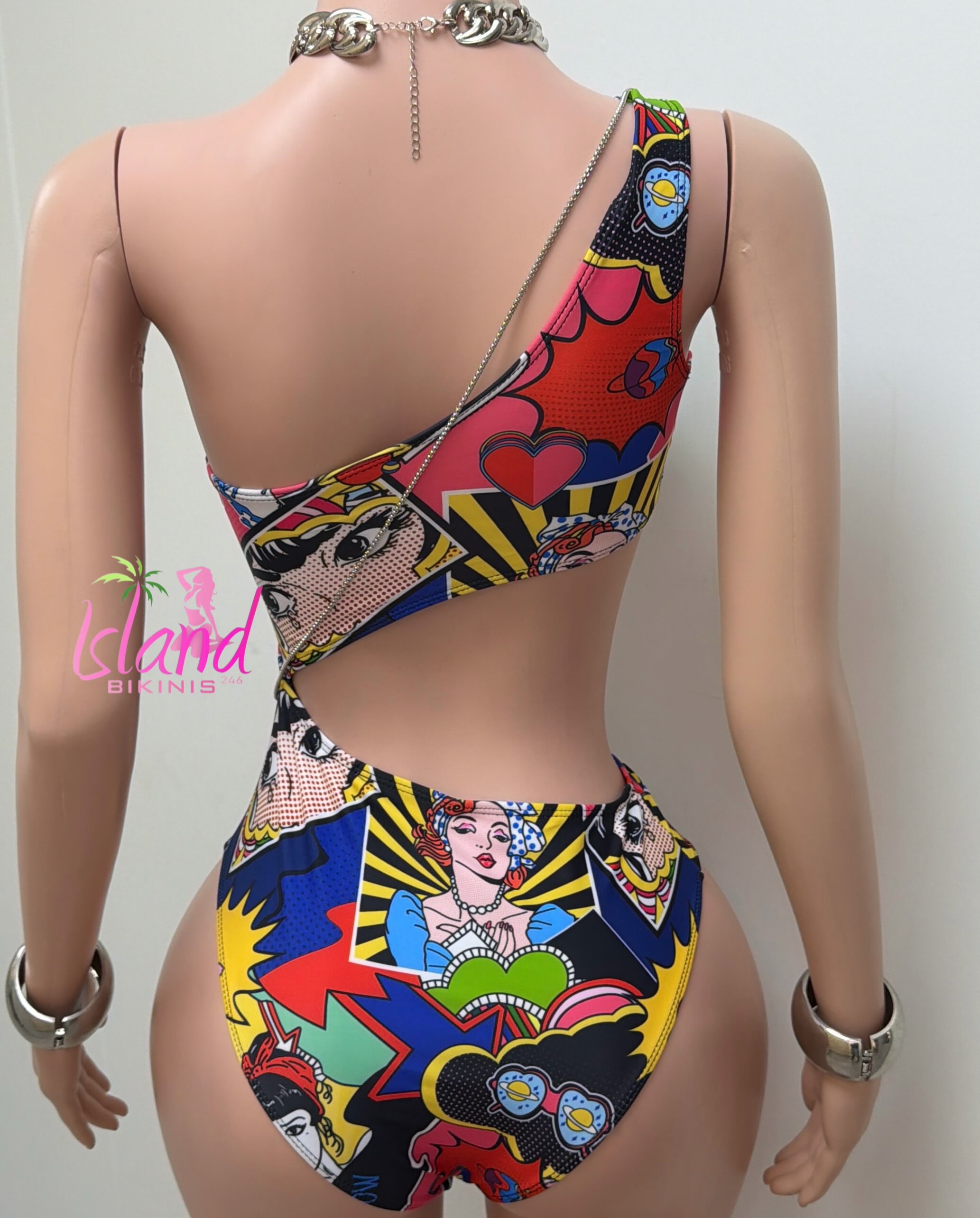 Pop Art One-Piece Swimsuit – $75 BDS