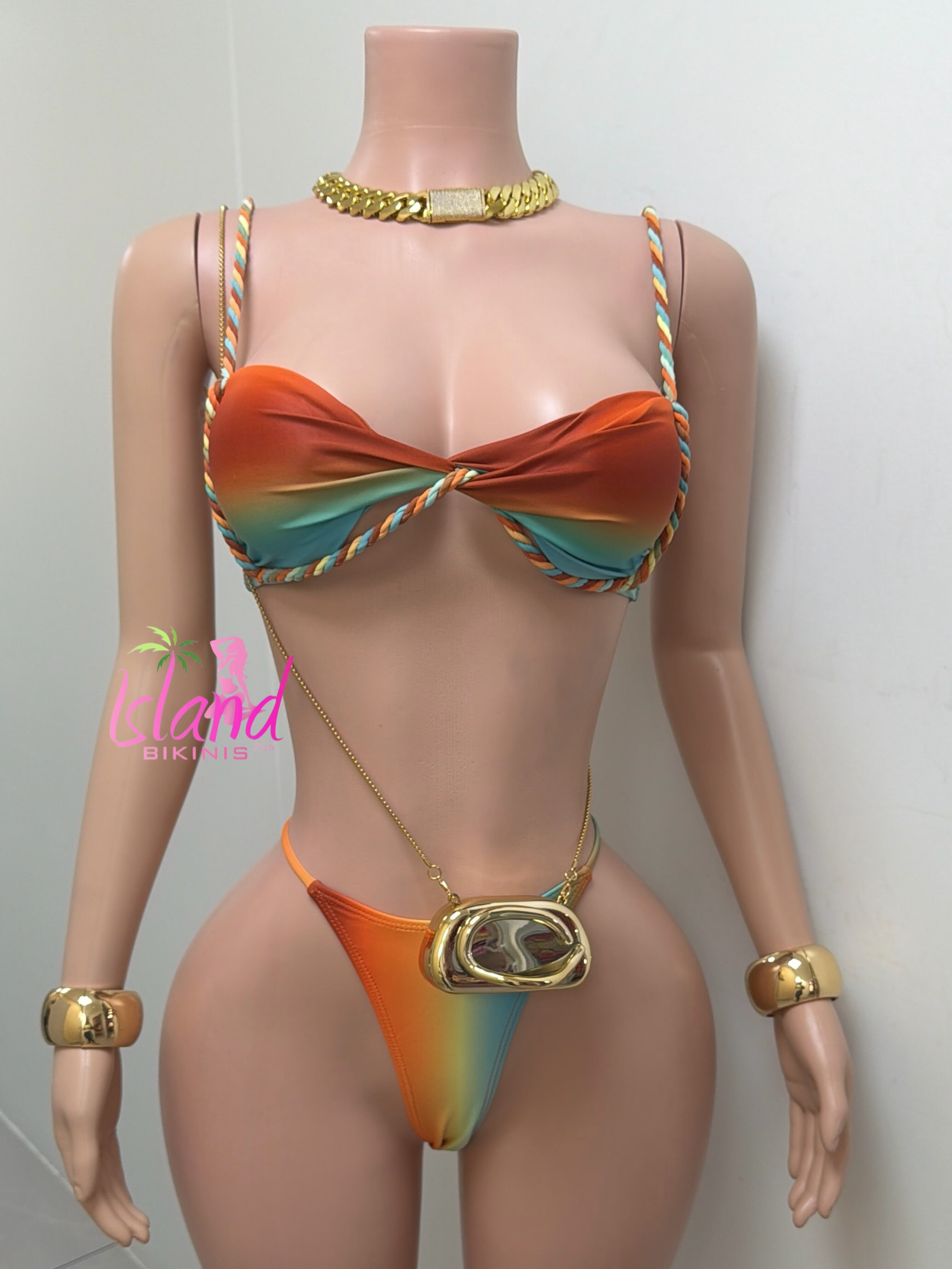 Rainbow Bikini Set – $90 BDS (XS–M)
