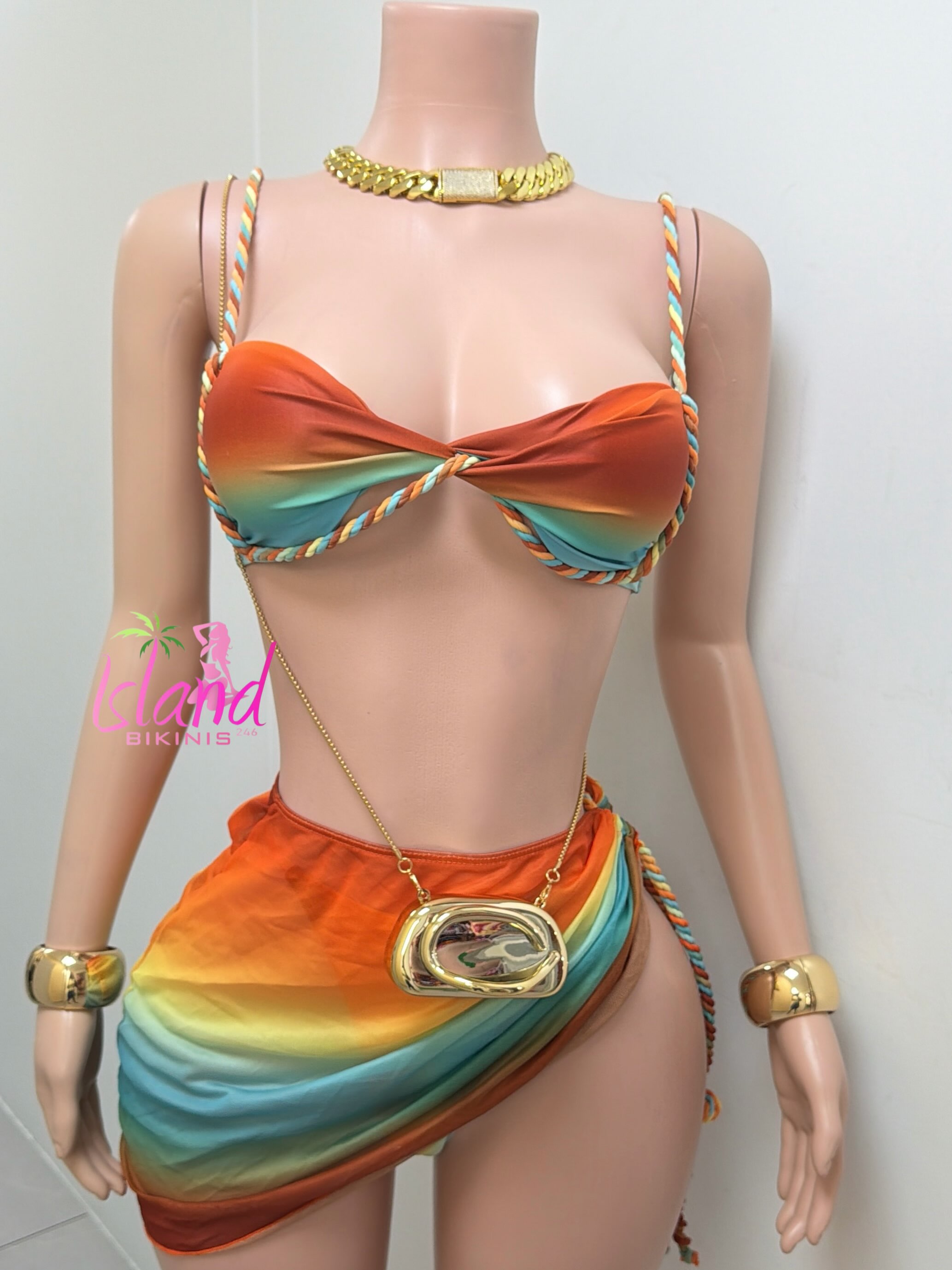 Rainbow Bikini Set – $90 BDS (XS–M)