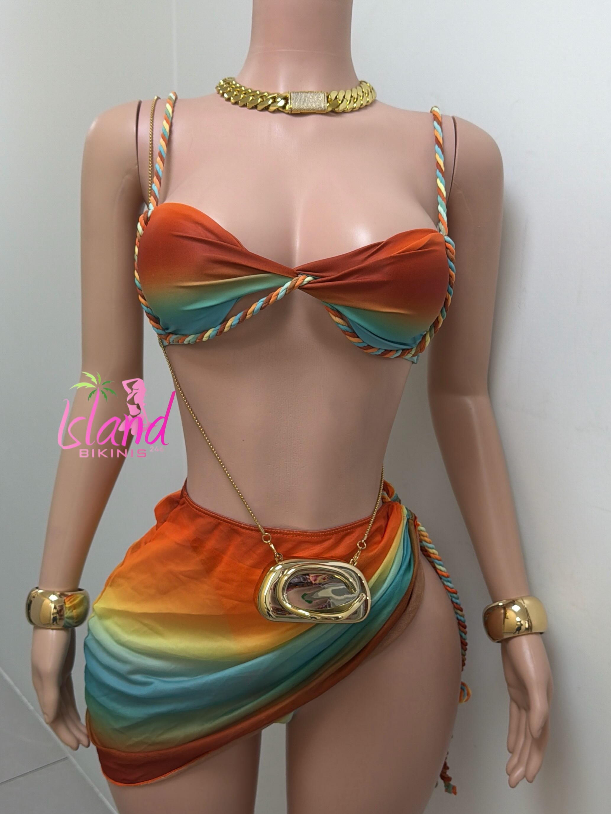 Rainbow Bikini Set – $90 BDS (XS–M)