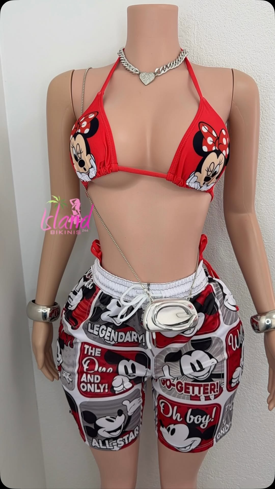 Mickey & Minnie His & Hers Swimsuit Set – $140 BDS