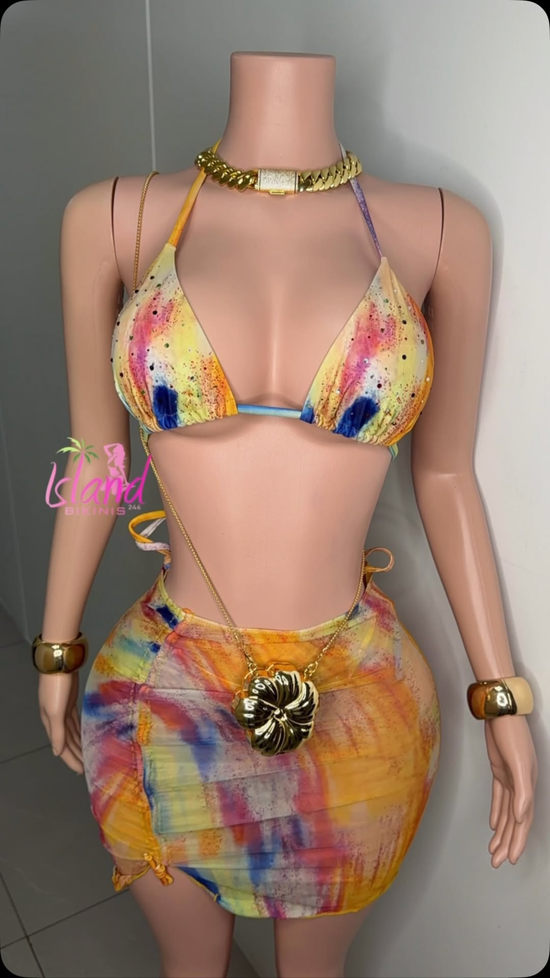 Tie-Dye Bikini Set – $90 BDS (Small & Medium)