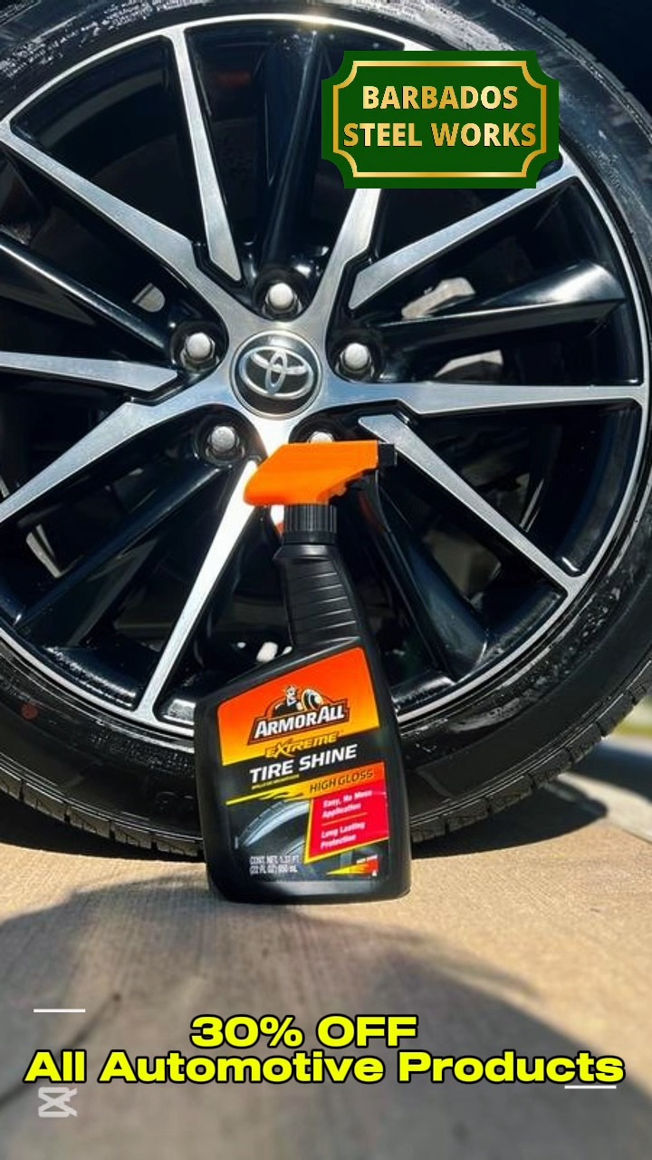 30% Off All Automotive Products at Barbados Steel Works