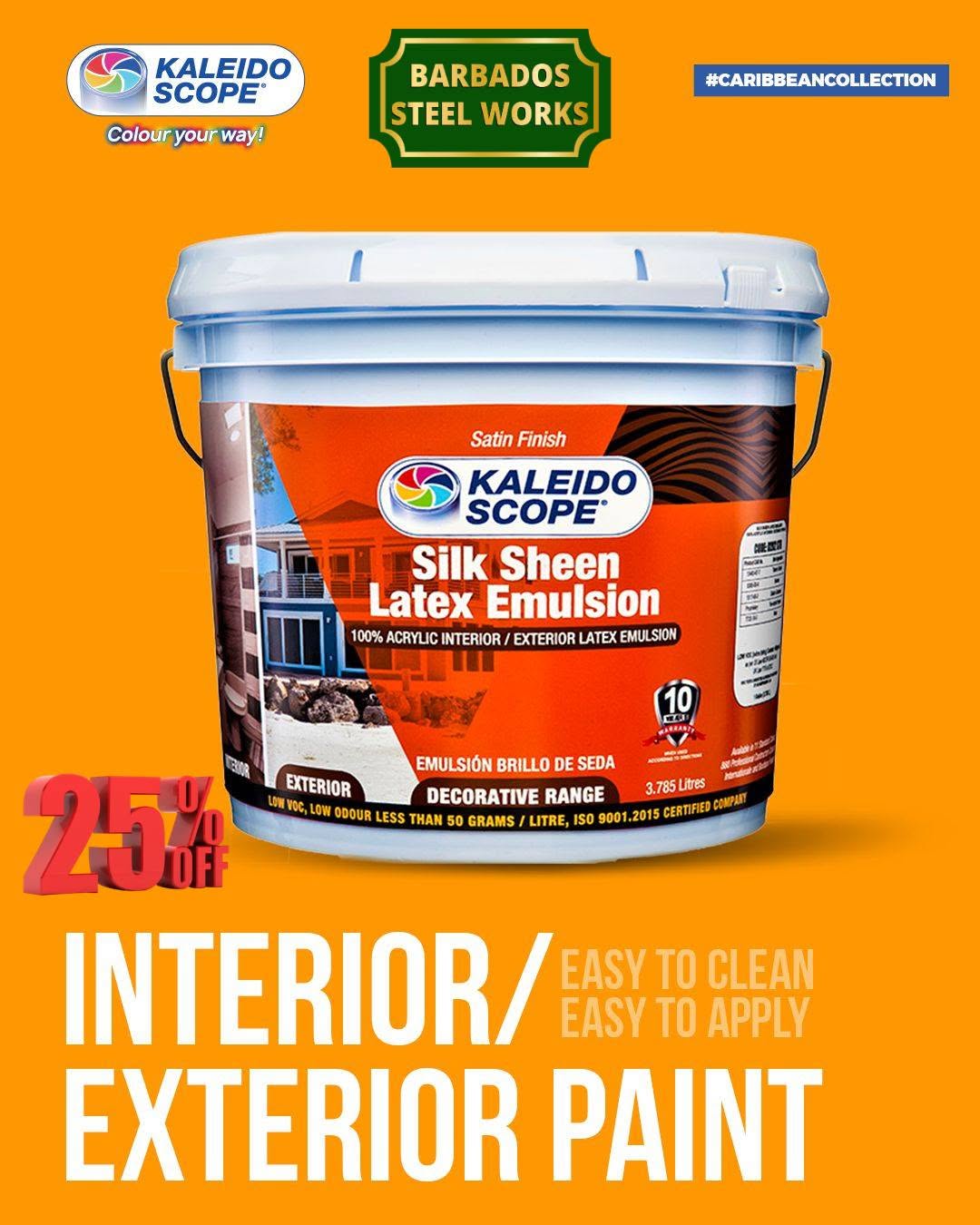 25% Off All Kaleidoscope Products at Barbados Steel Works