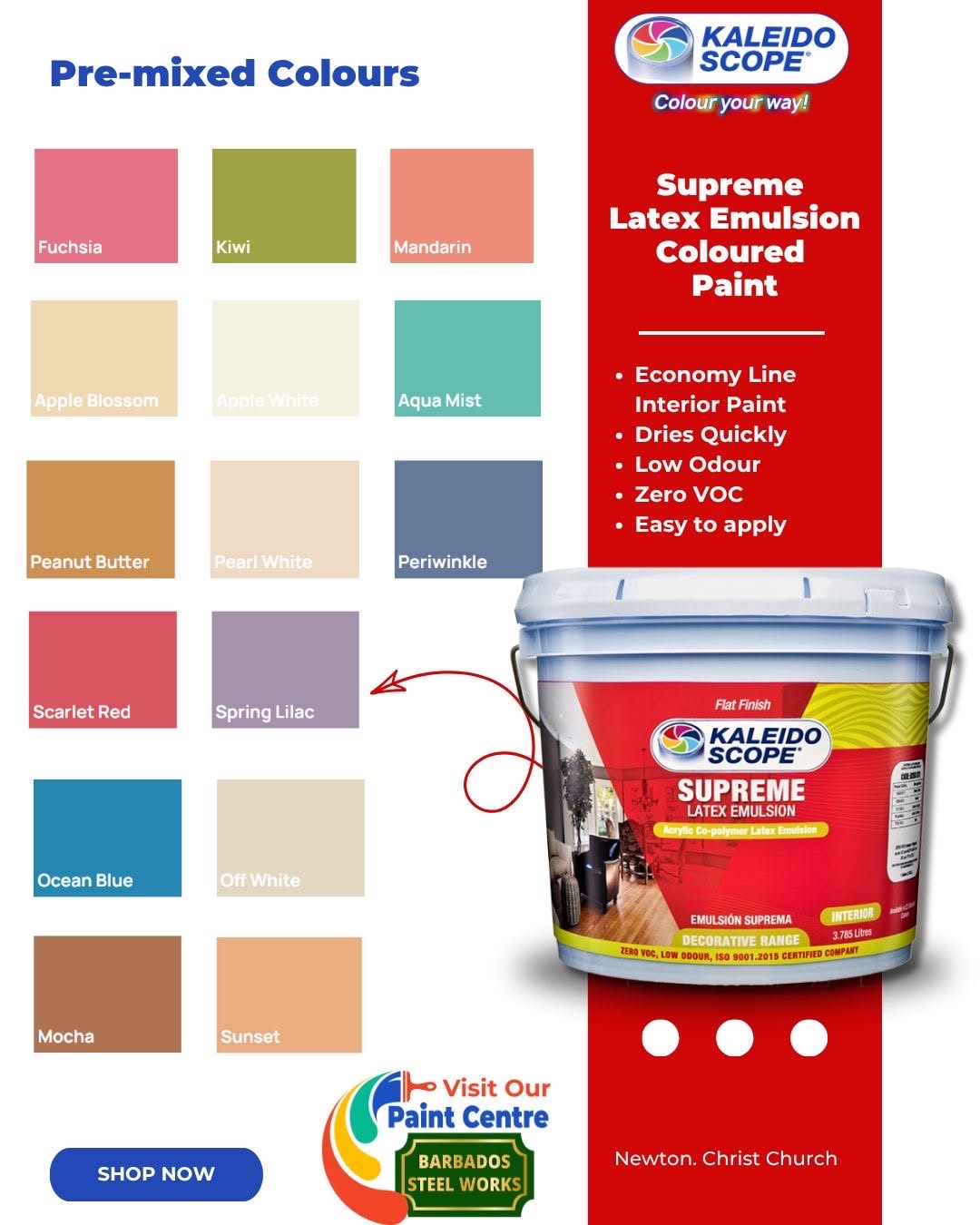 Up to 50% Off Storewide + Supreme Latex Emulsion Coloured Paint on Sale for $30