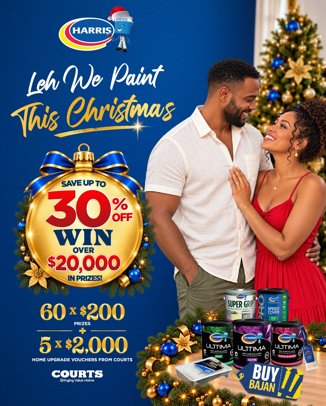 Harris Paints 'Leh We Paint This Christmas' – Save Up to 30% + Win Over $20,000 in Prizes