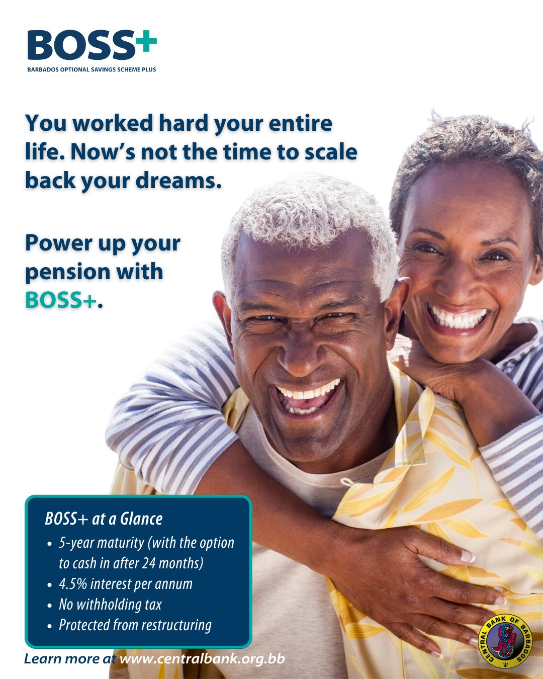 BOSS+ Barbados Optional Savings Scheme – 4.5% Interest Per Annum