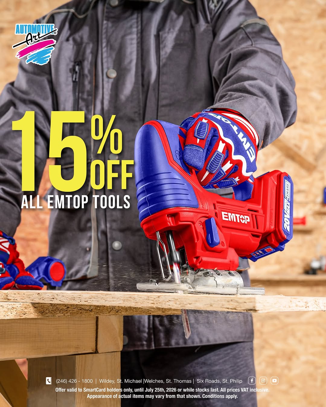 15% Off All EMTOP Tools – Introductory Special at Automotive Art