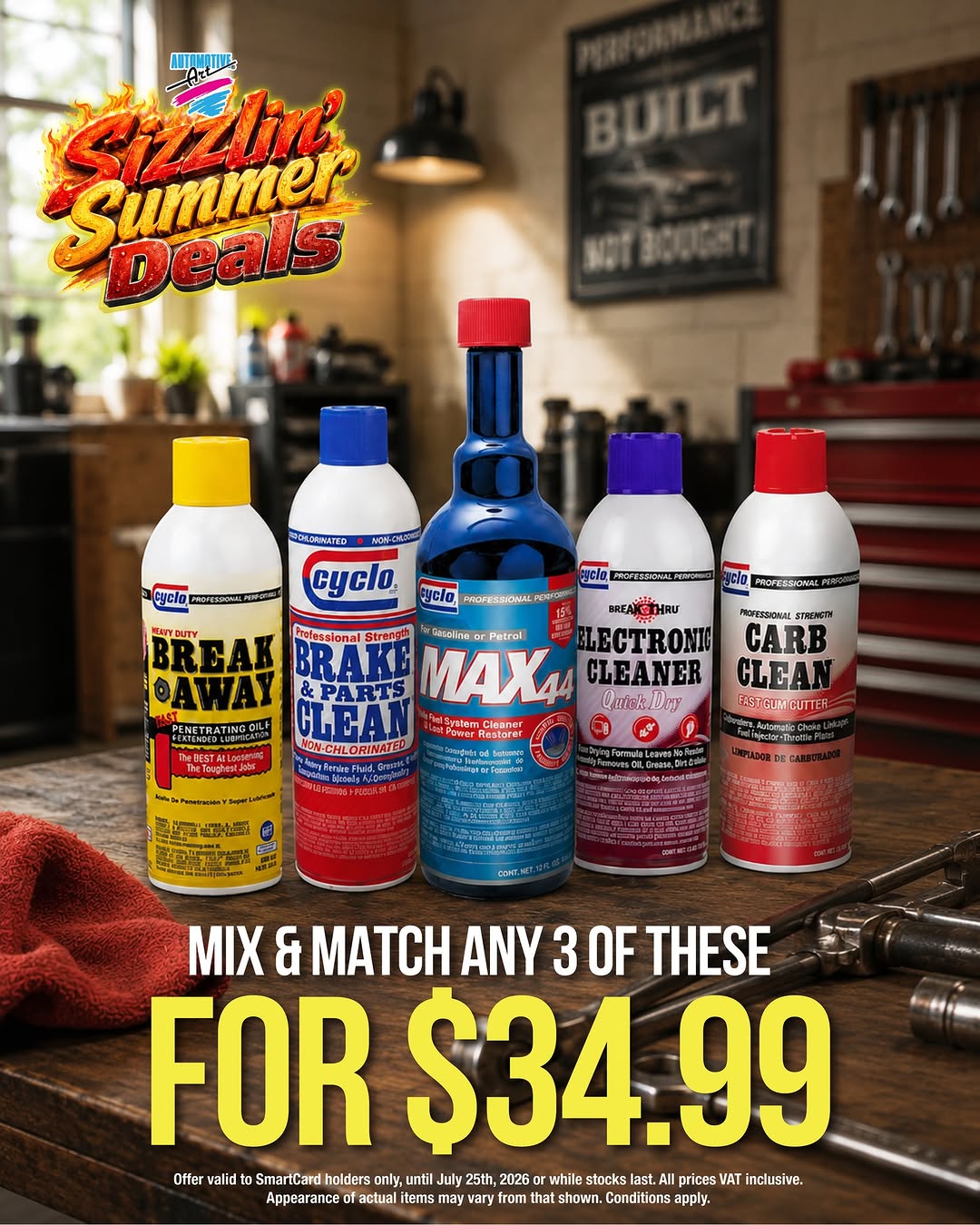 Sizzlin' Summer Deal: Mix & Match Any 3 Cyclo Products for $34.99