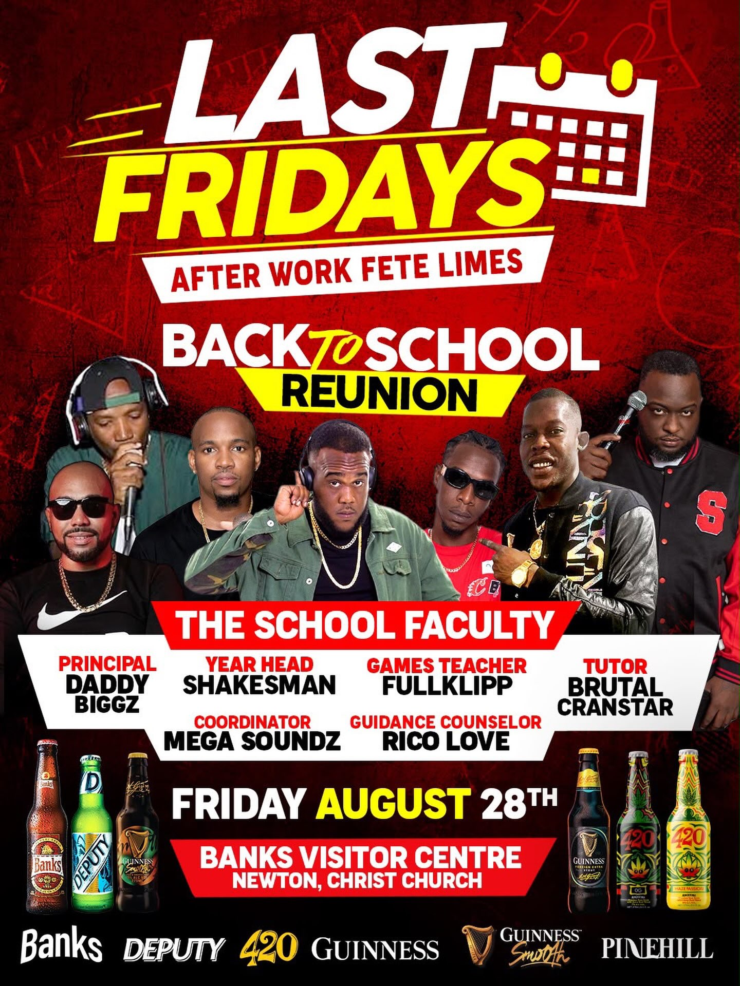Last Fridays: Back to School Reunion – After Work Fete at Banks Visitor Centre