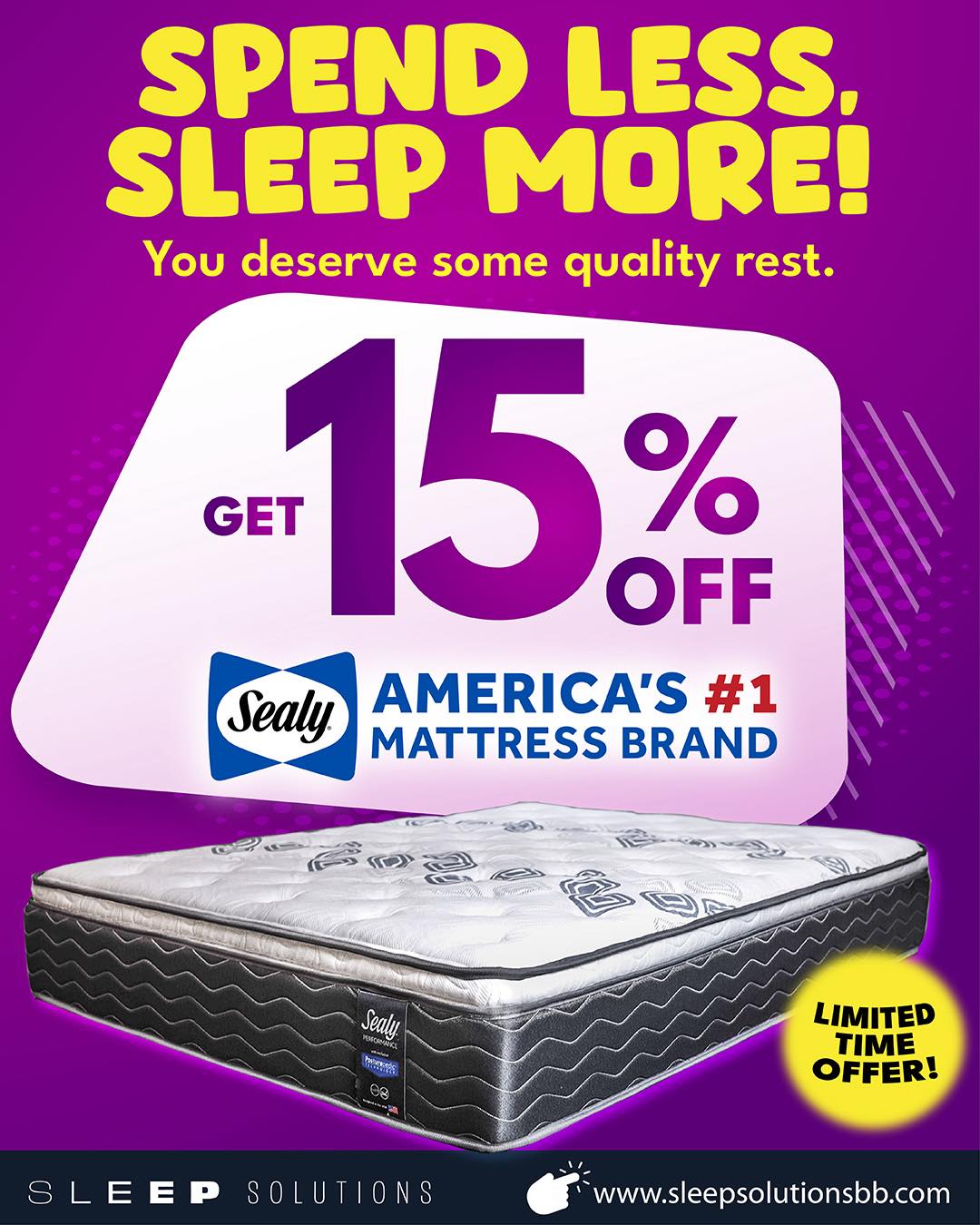 Spend Less, Sleep More – Up to 25% Off Mattresses, Bases & Accessories at Sleep Solutions Barbados