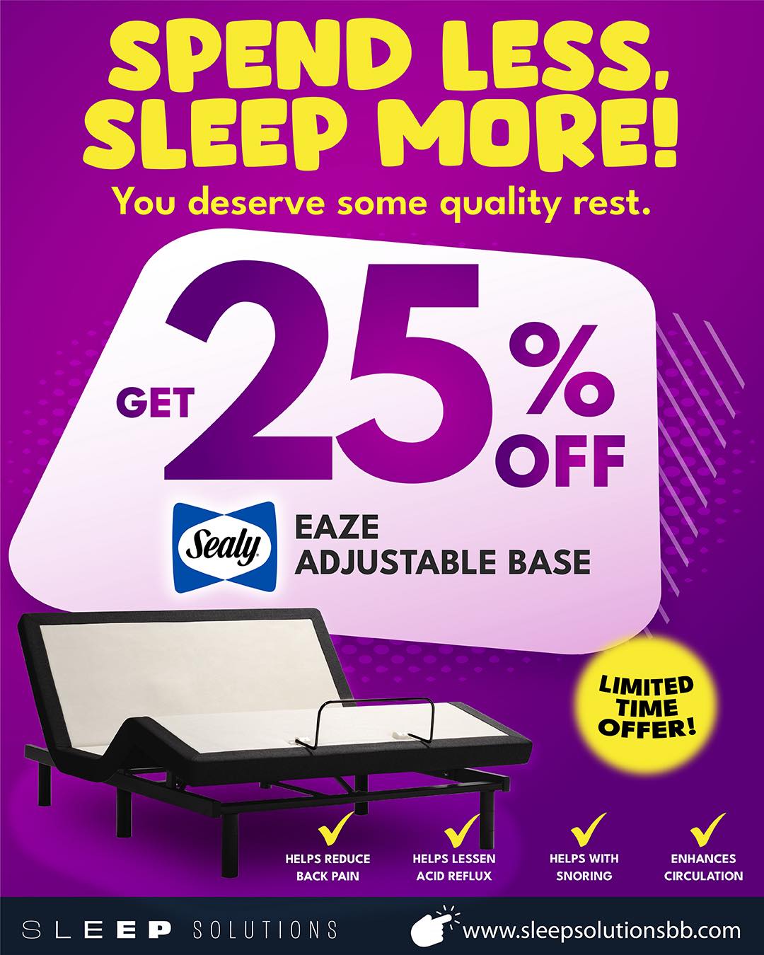 Spend Less, Sleep More – Up to 25% Off Mattresses, Bases & Accessories at Sleep Solutions Barbados
