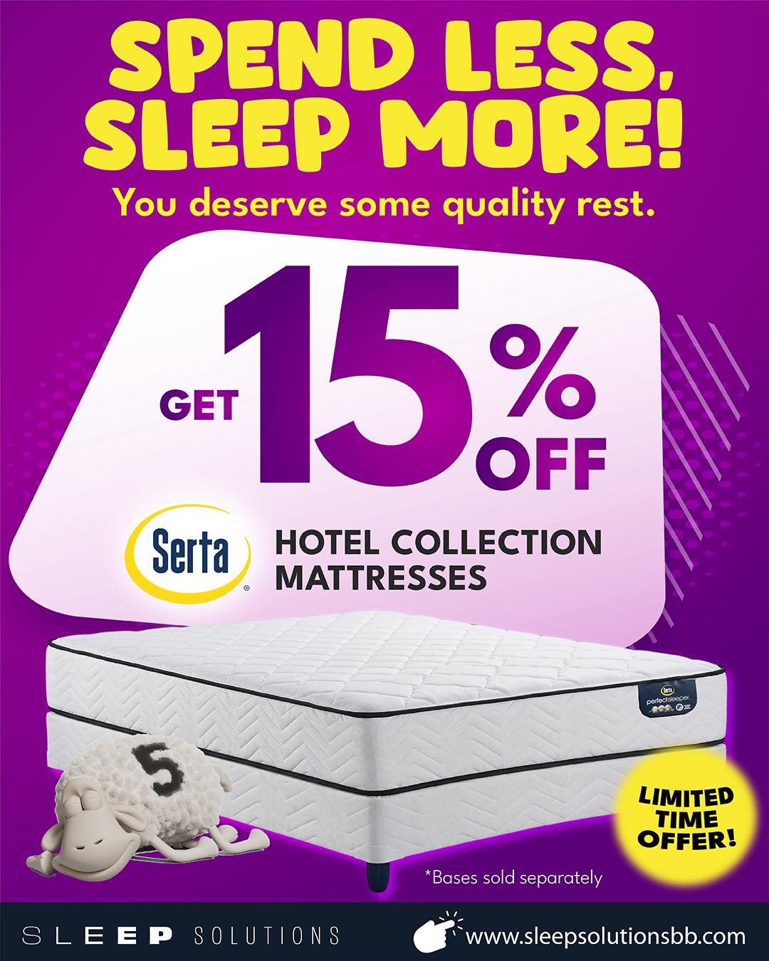 Spend Less, Sleep More – Up to 25% Off Mattresses, Bases & Accessories at Sleep Solutions Barbados