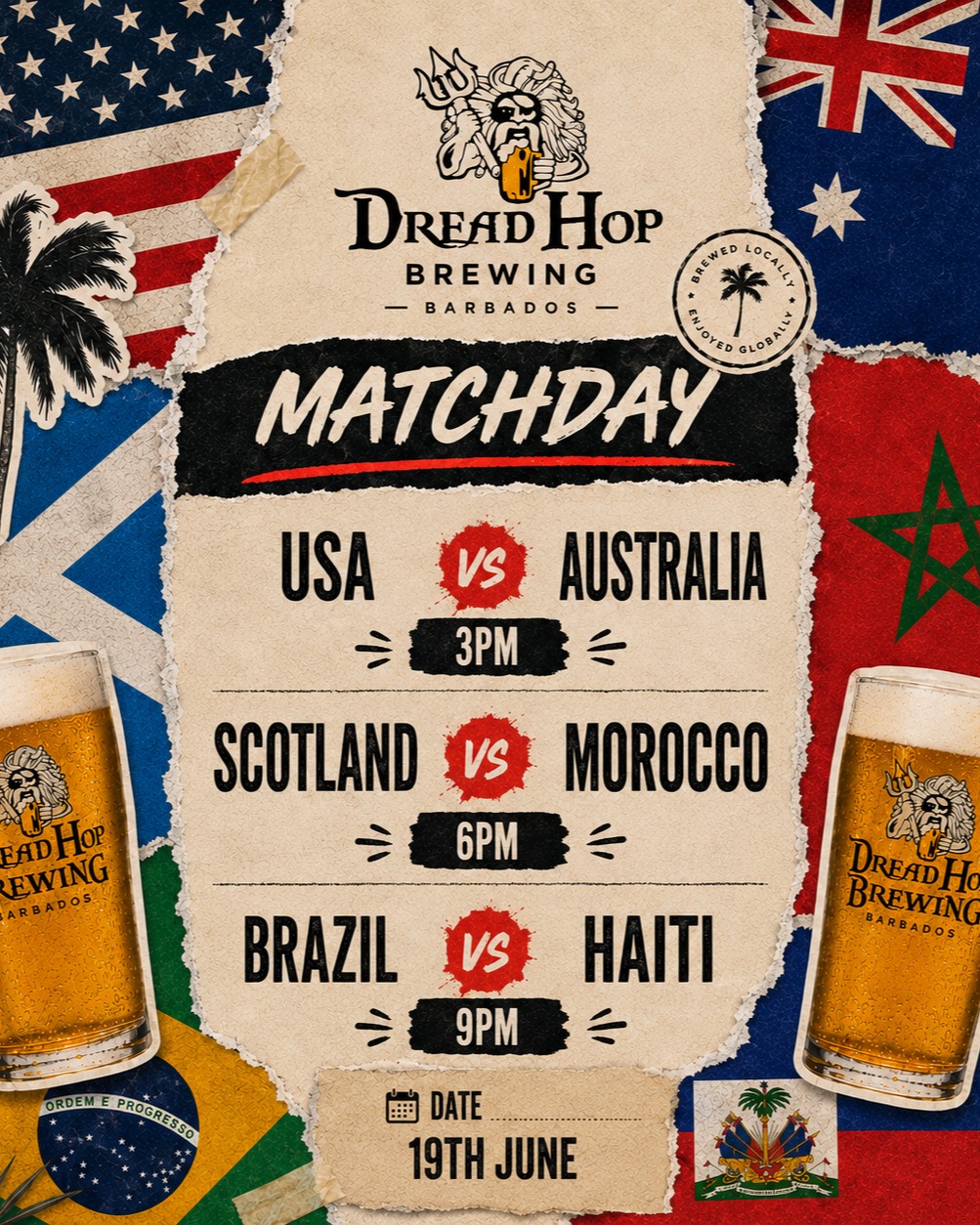 DreadHop Weekly Events: Poker Night, Quiz Night, World Cup Matchdays & Happy Hour