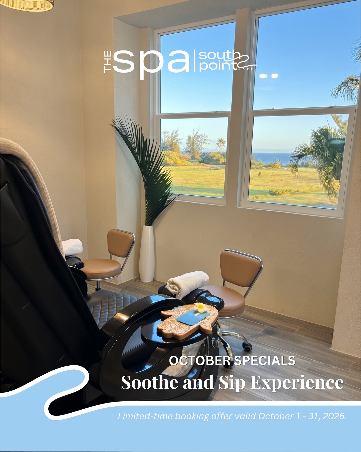 Soothe & Sip Spa Experience – October Specials at The Spa at South Point Hotel