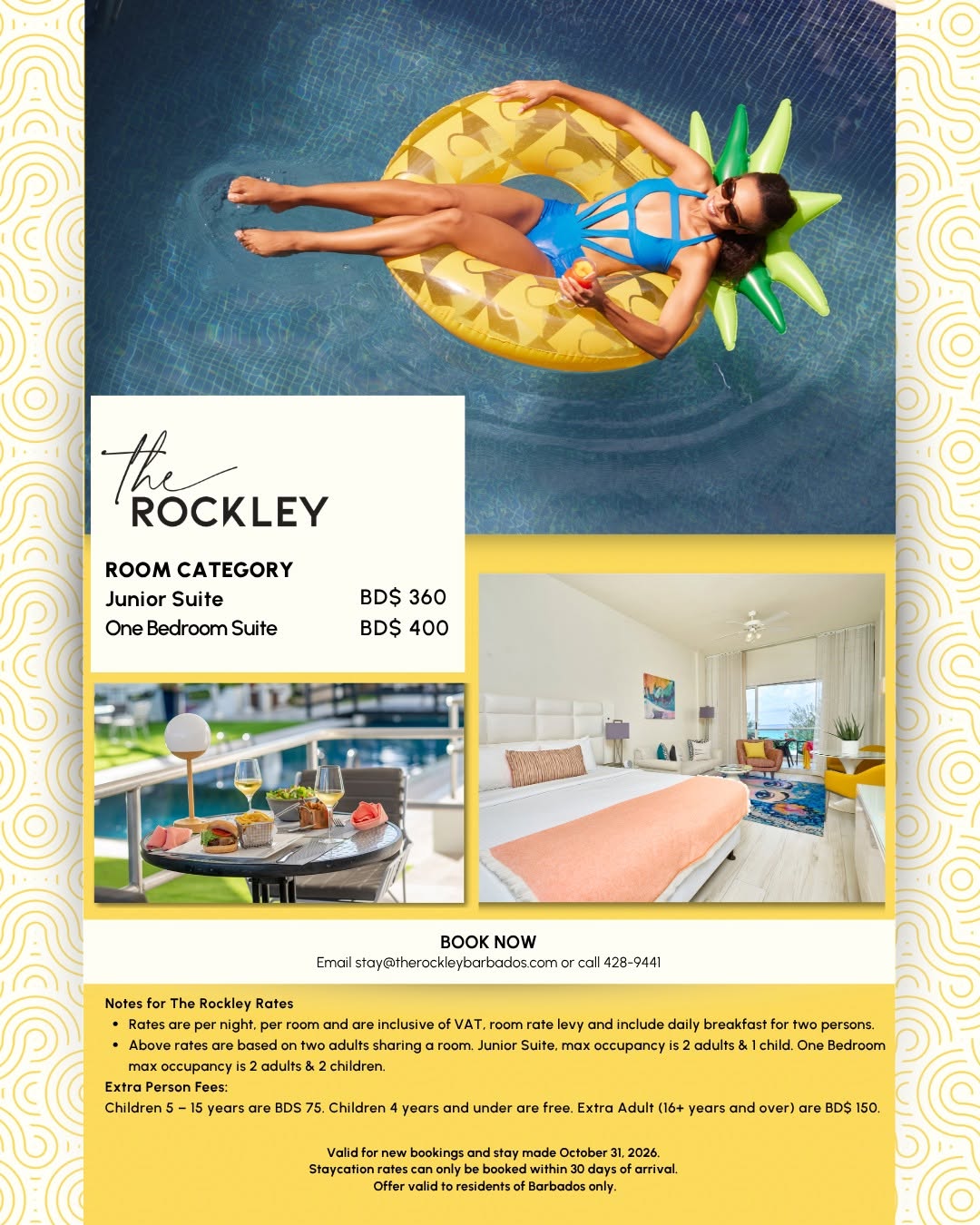 The Rockley Staycation Rates for Barbados Residents