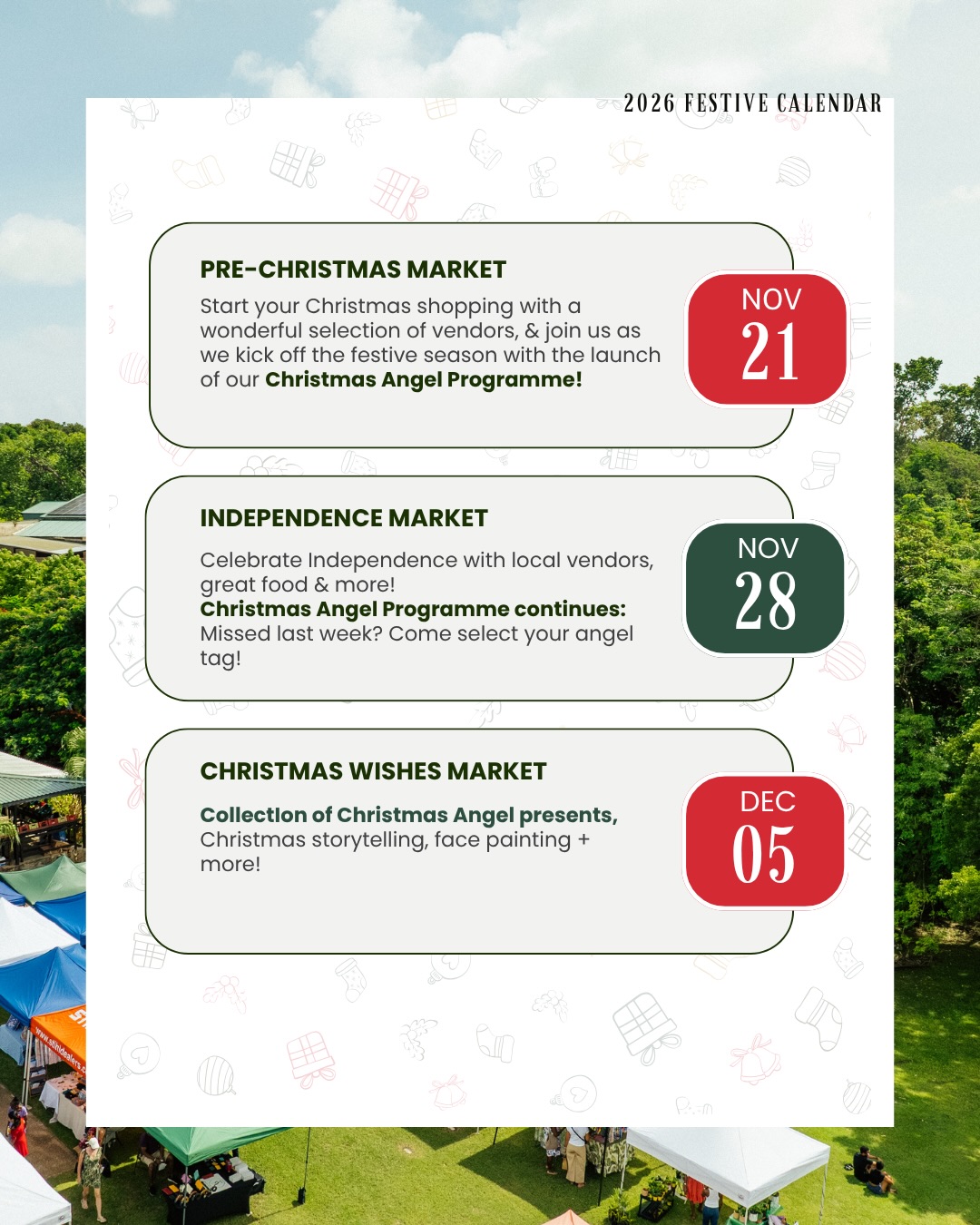 Brighton Farmers Market 2026 Festive Calendar – Christmas Market Series