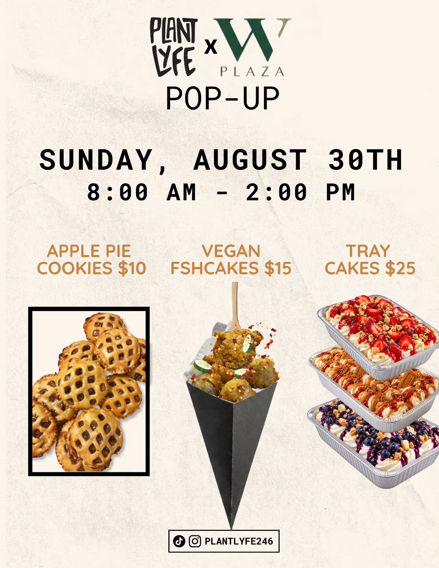 Plant Lyfe x W Plaza Pop-Up – Vegan Baked Goods & More
