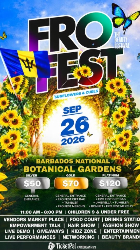 Plant Lyfe at Fro Fest – Beauty Festival at Barbados National Botanical Gardens