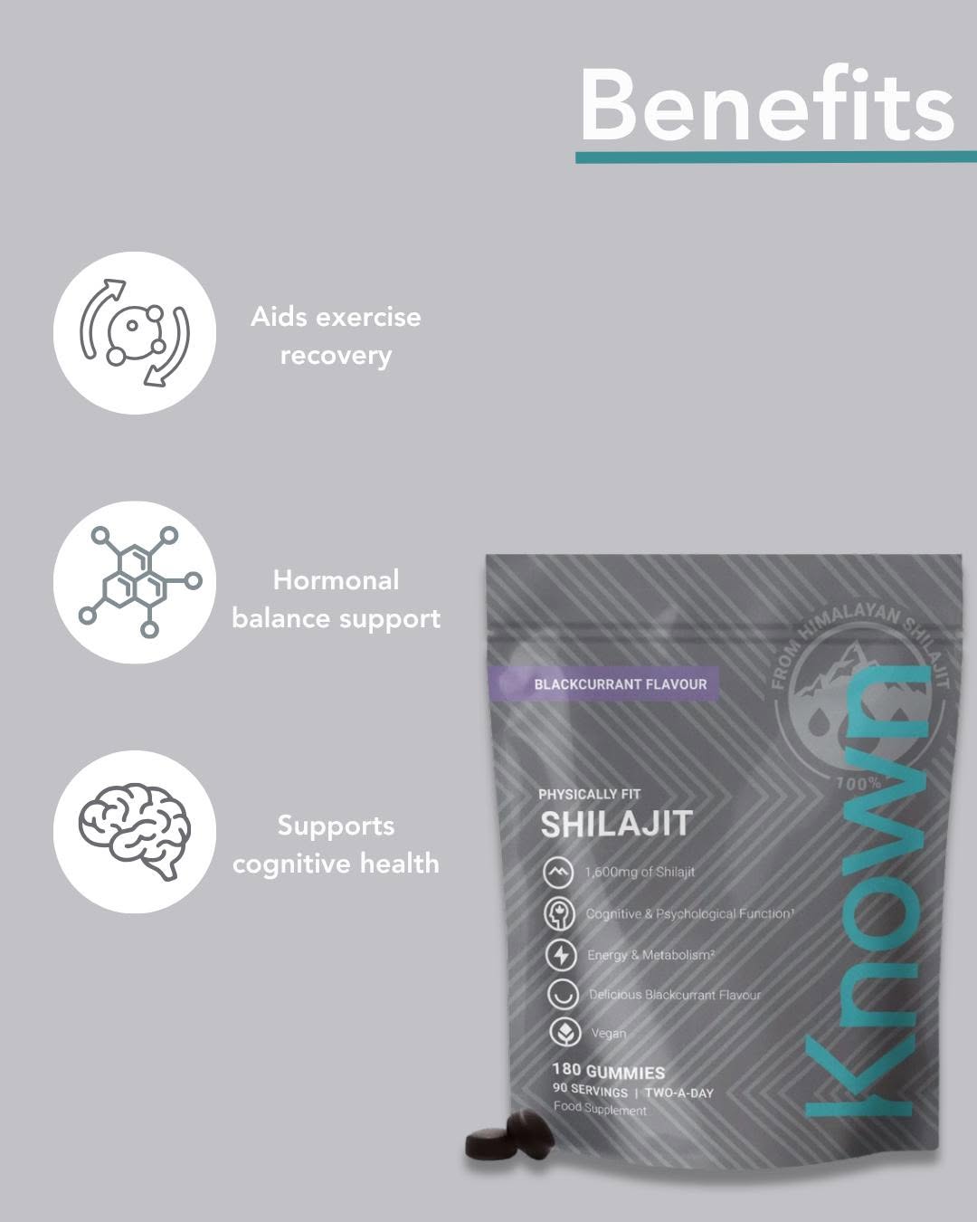 Known Shilajit Gummies 180ct – $89.99 In-Store & Online