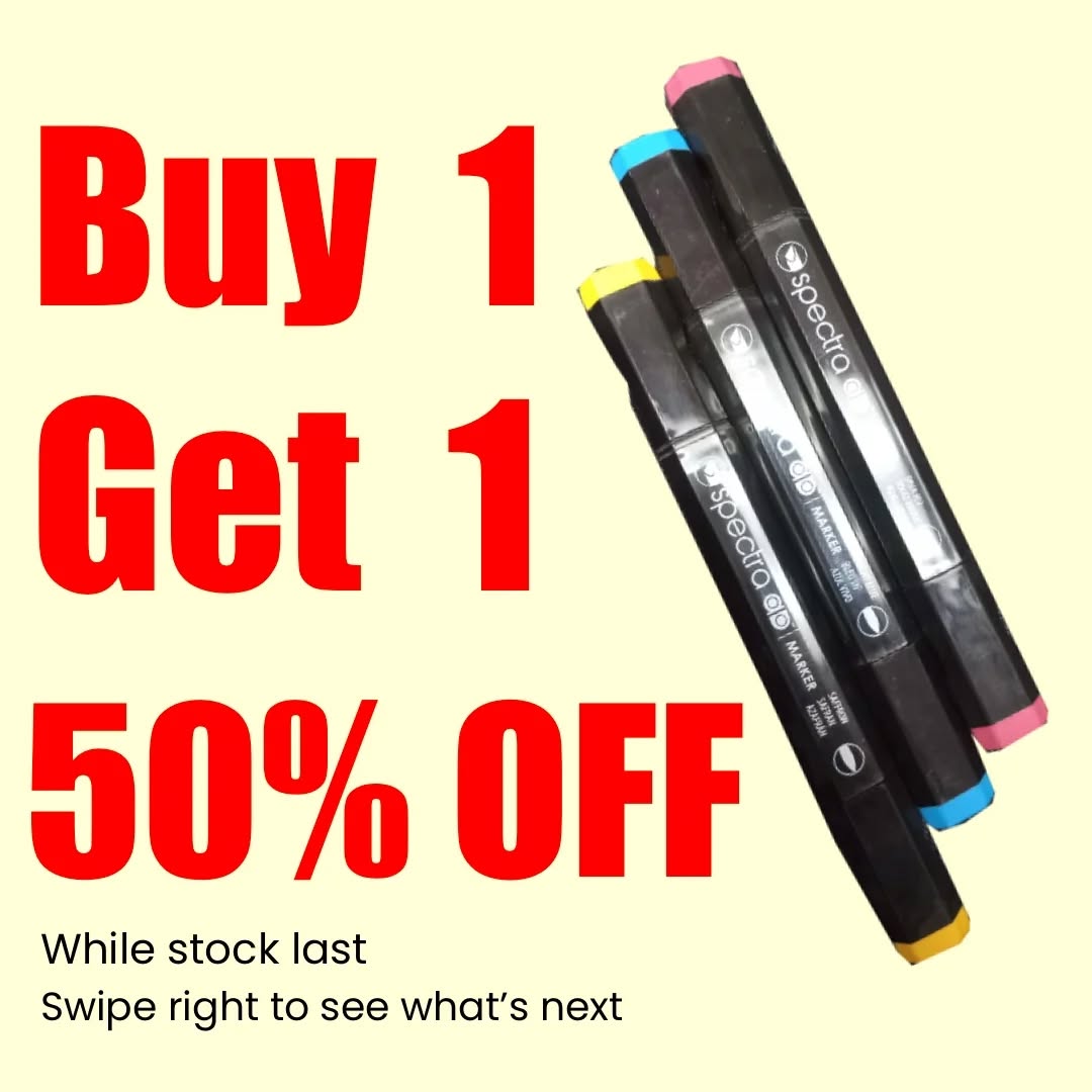 Buy 1 Get 1 50% Off Art Supplies at The Art Hub Barbados