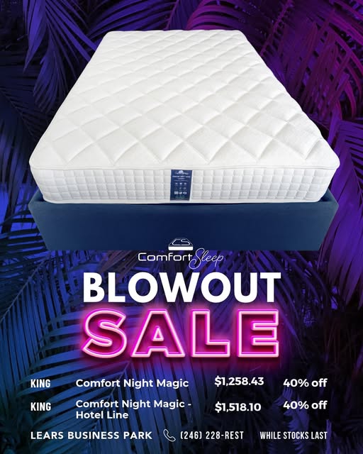 Comfort Sleep Blowout Sale: 40% Off King Mattresses