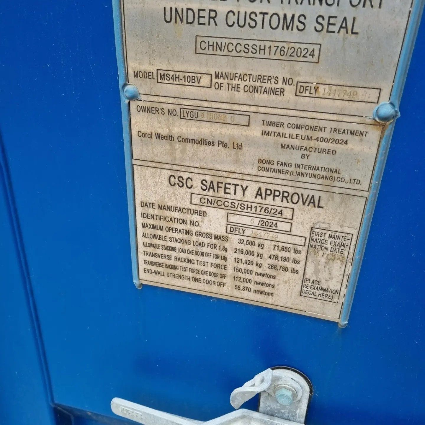 40ft HC Container – $10,525 at Builders Value Mart