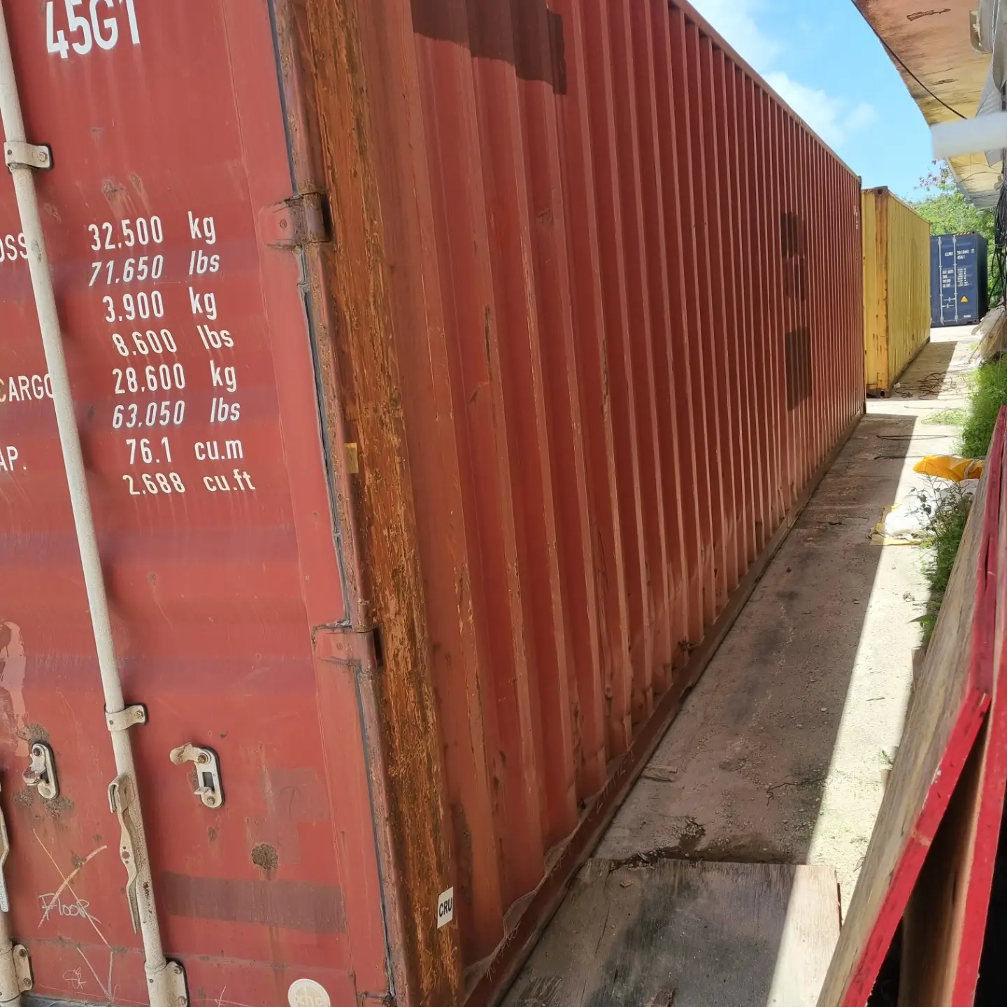 40ft HC Container for $9,300 at Builders Value Mart