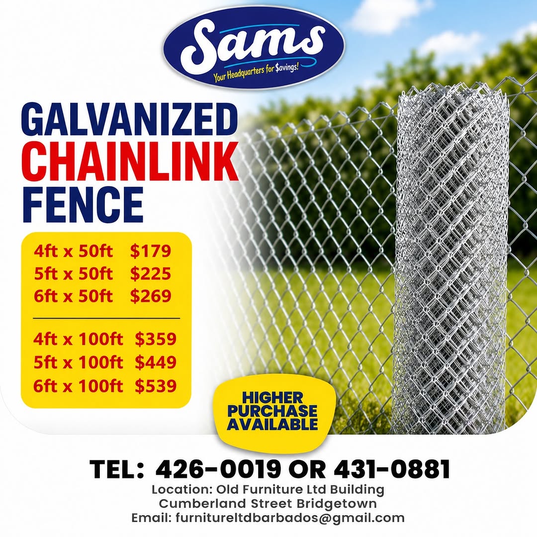 Galvanized Chain Link Fence – Multiple Sizes with Pricing at Sams