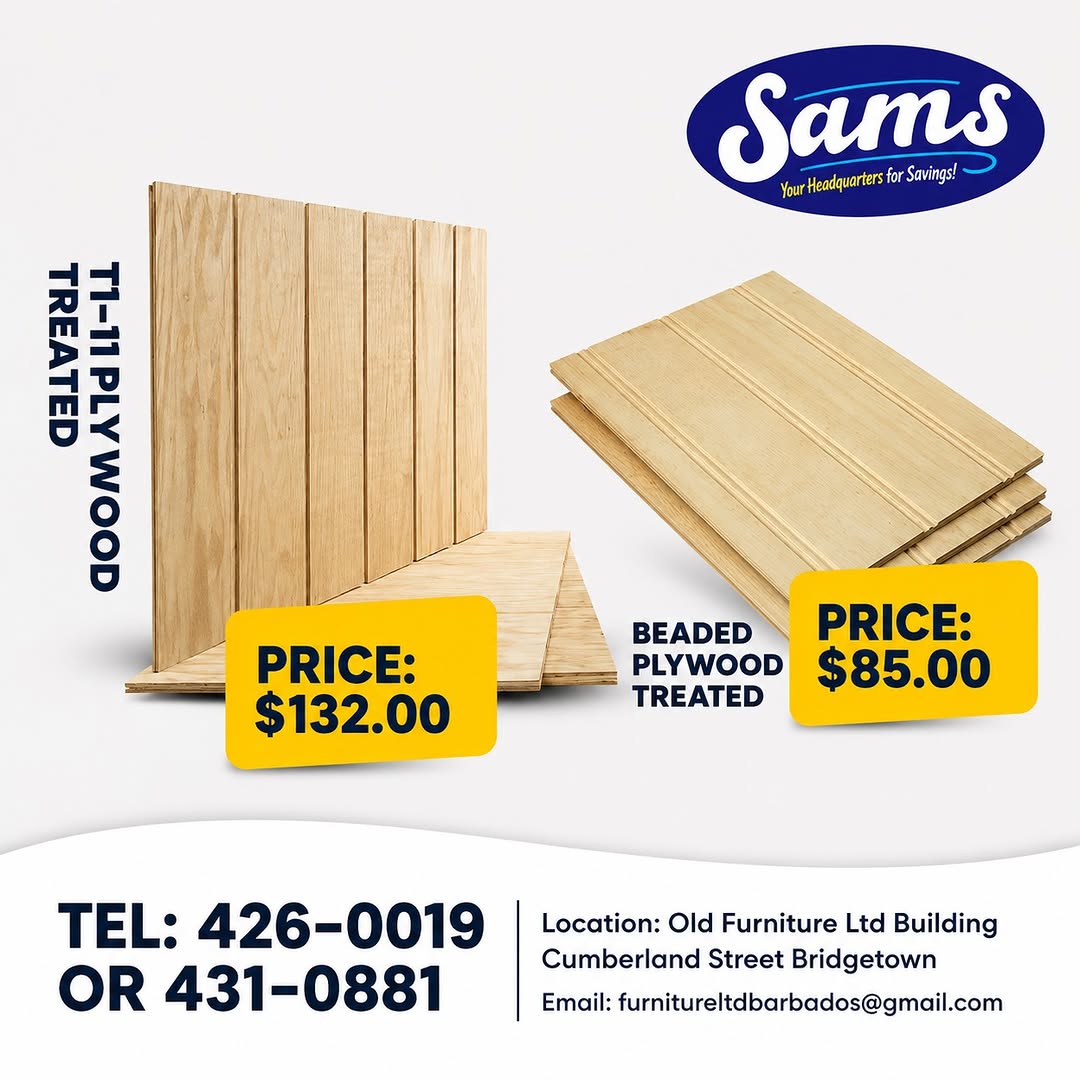 Sams Store – Treated Plywood Price Deal: T1-11 $132 & Beaded $85