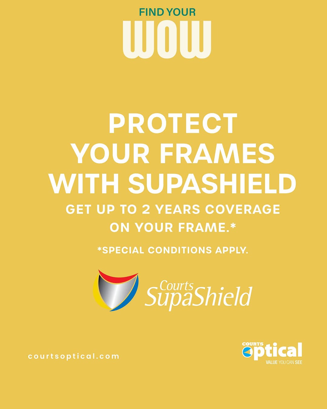 Courts Optical 2026 Collection – 20% Off Prescription Lenses