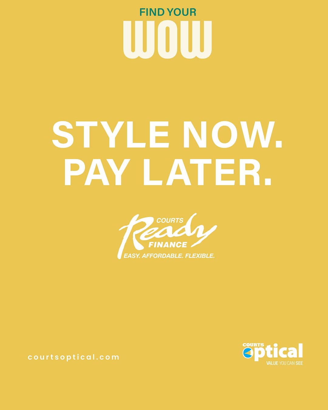 Courts Optical 2026 Collection – 20% Off Prescription Lenses