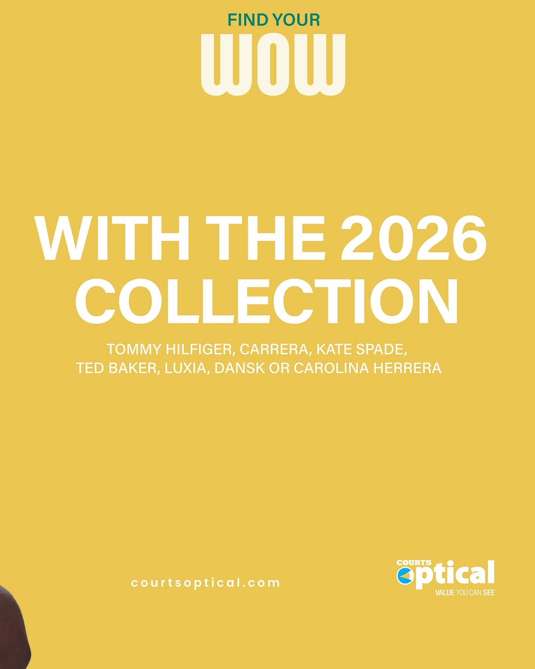 Courts Optical 2026 Collection – 20% Off Prescription Lenses