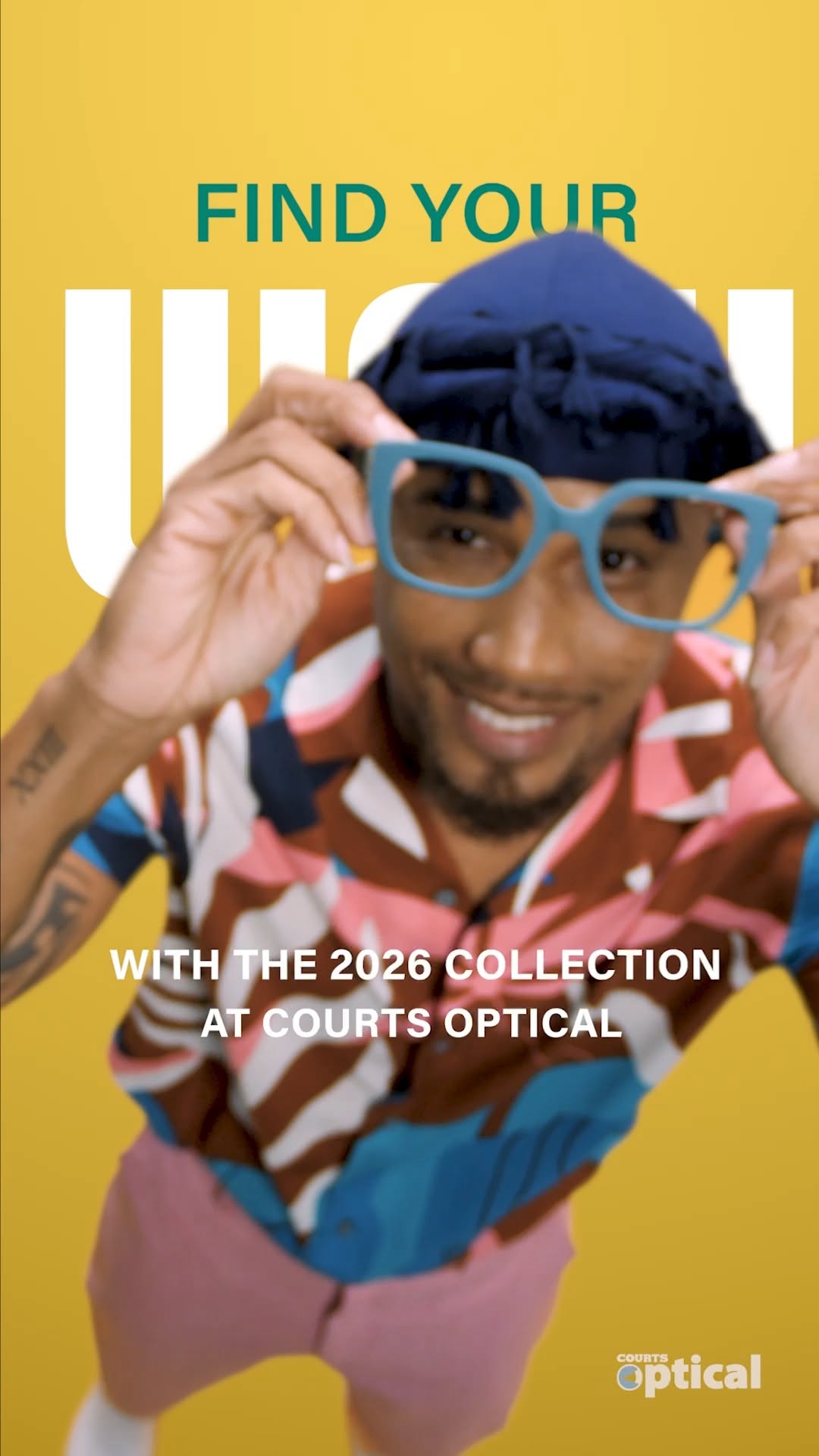 20% Off Prescription Lenses with 2026 Designer Frame Collection at Courts Optical