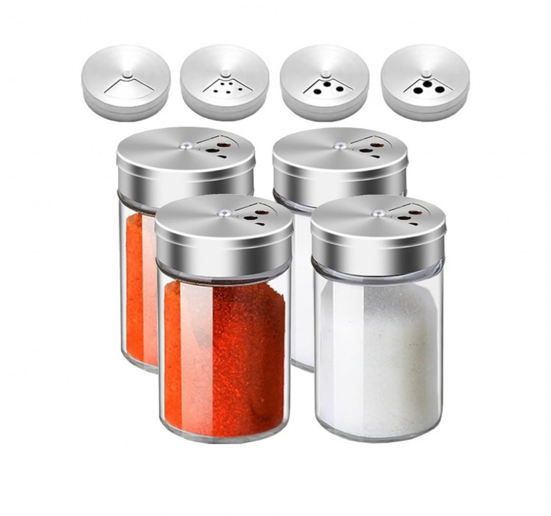 Glass Spice Bottles – $2.00 Each at SAS Department Store