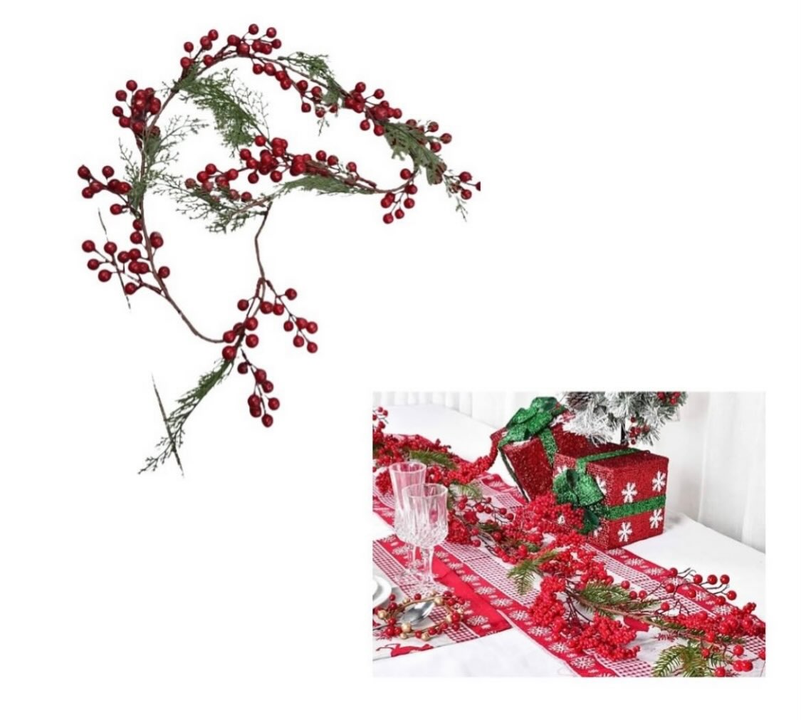 Red Berry Garland – $8.00 at SAS Department Store