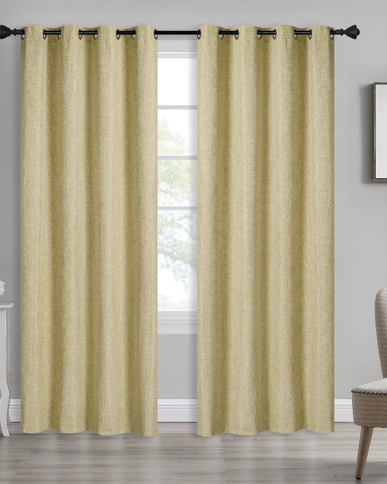 New Arrival: Koda Blackout Curtains w/Grommets – $18.00