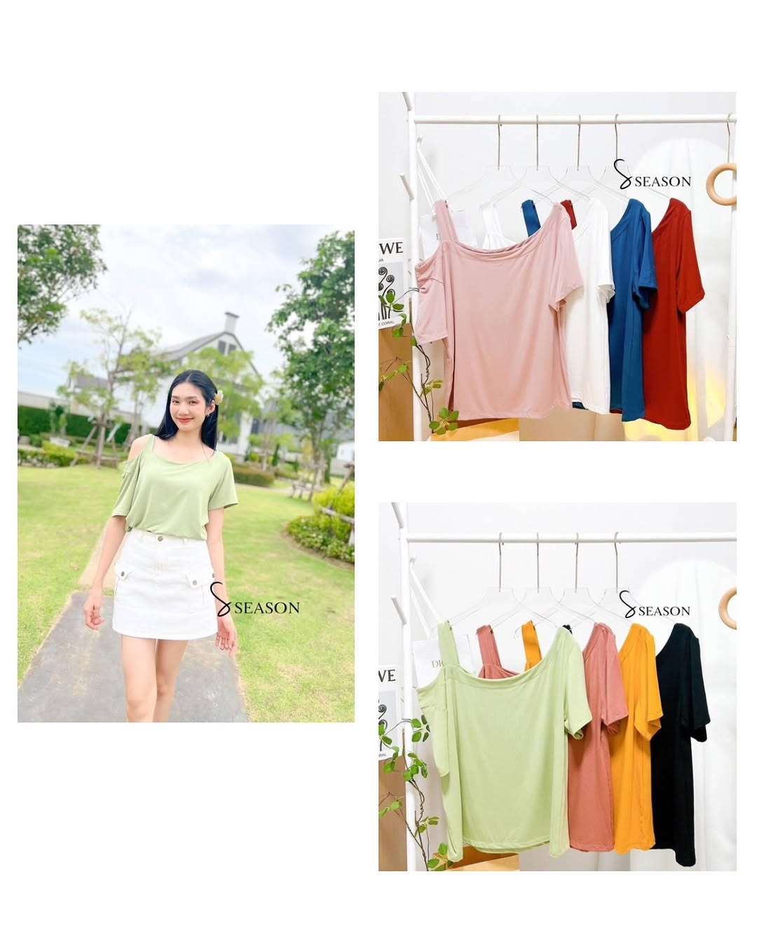 Ladies Off Shoulder Blouses – One Size at $25.00