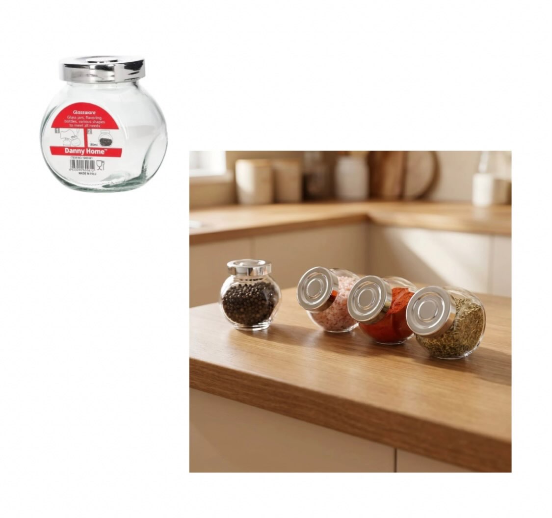New Arrival: Glass Spice Bottles – $2.00 Each at SAS Barbados