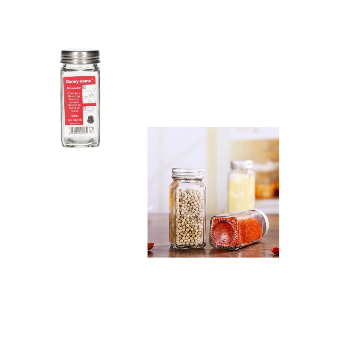 Glass Spice Bottles – $2.00 Each at SAS Barbados