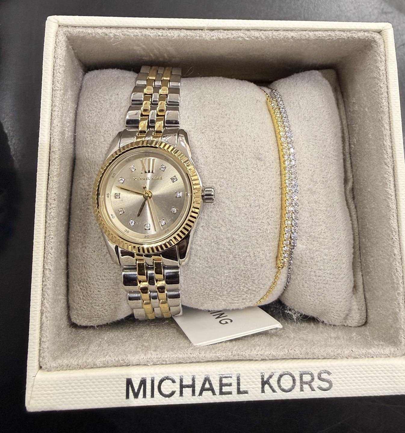 Michael Kors Two-Tone Watch & Bracelet – Pay Down $50 with Layaway