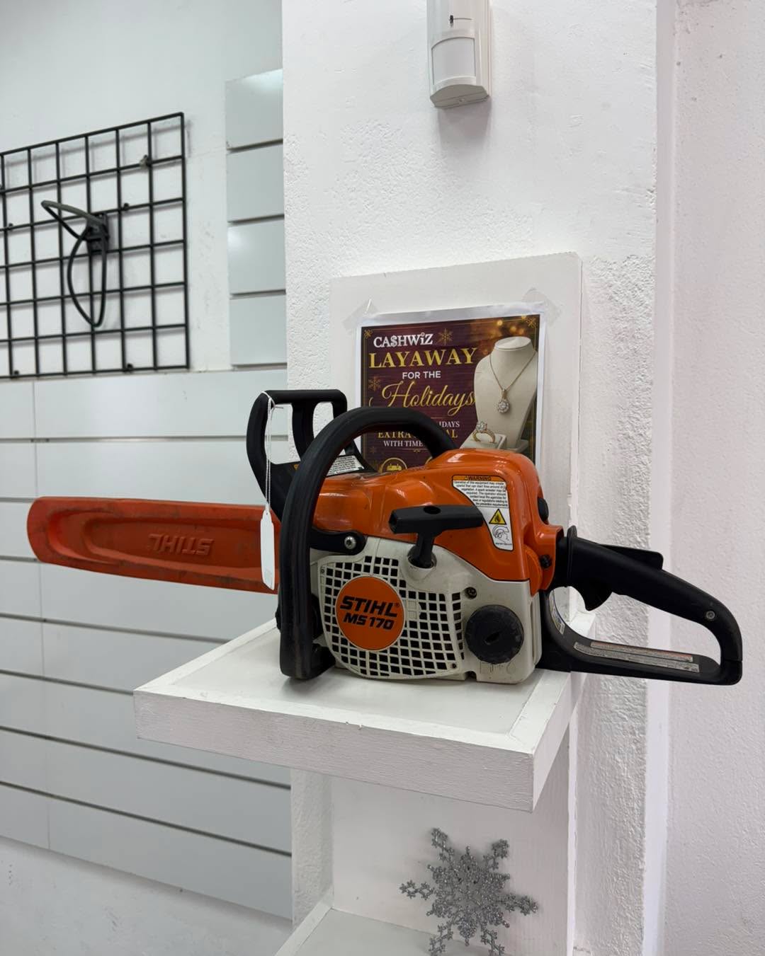 Stihl MS170 Chainsaw – $675 with Layaway from $70 Down