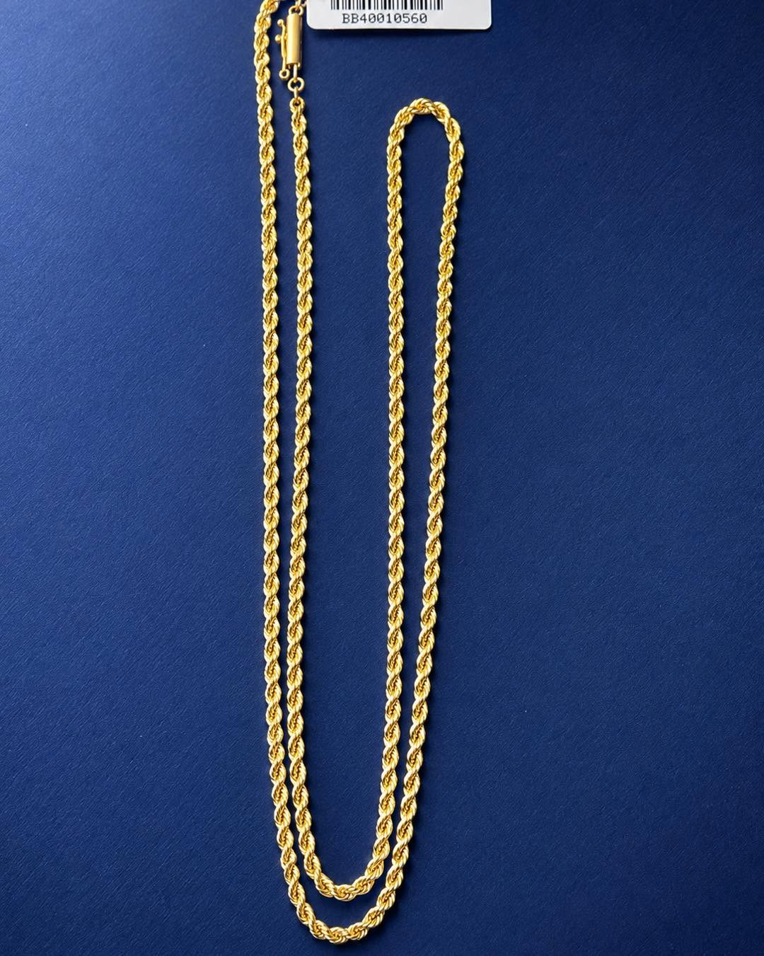 14KT Gold Rope Chain - Was $4500, Now Only $2400