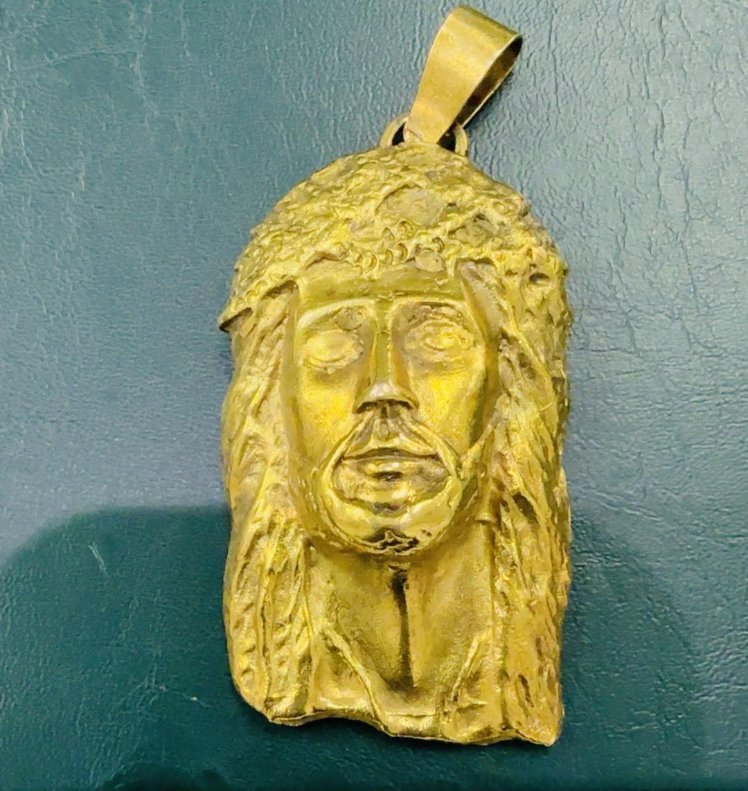 Jesus Christ Crown of Thorns 10K Gold Pendant – Now $4,070 (was $5,429)