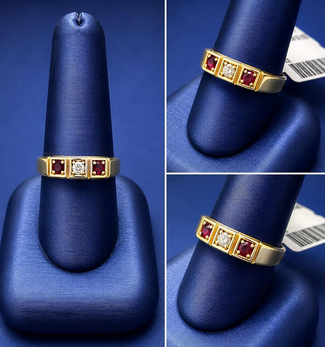 14KT Gold Ruby & Diamond Ring – Was $1100, Now $699 at CashWiz Warrens