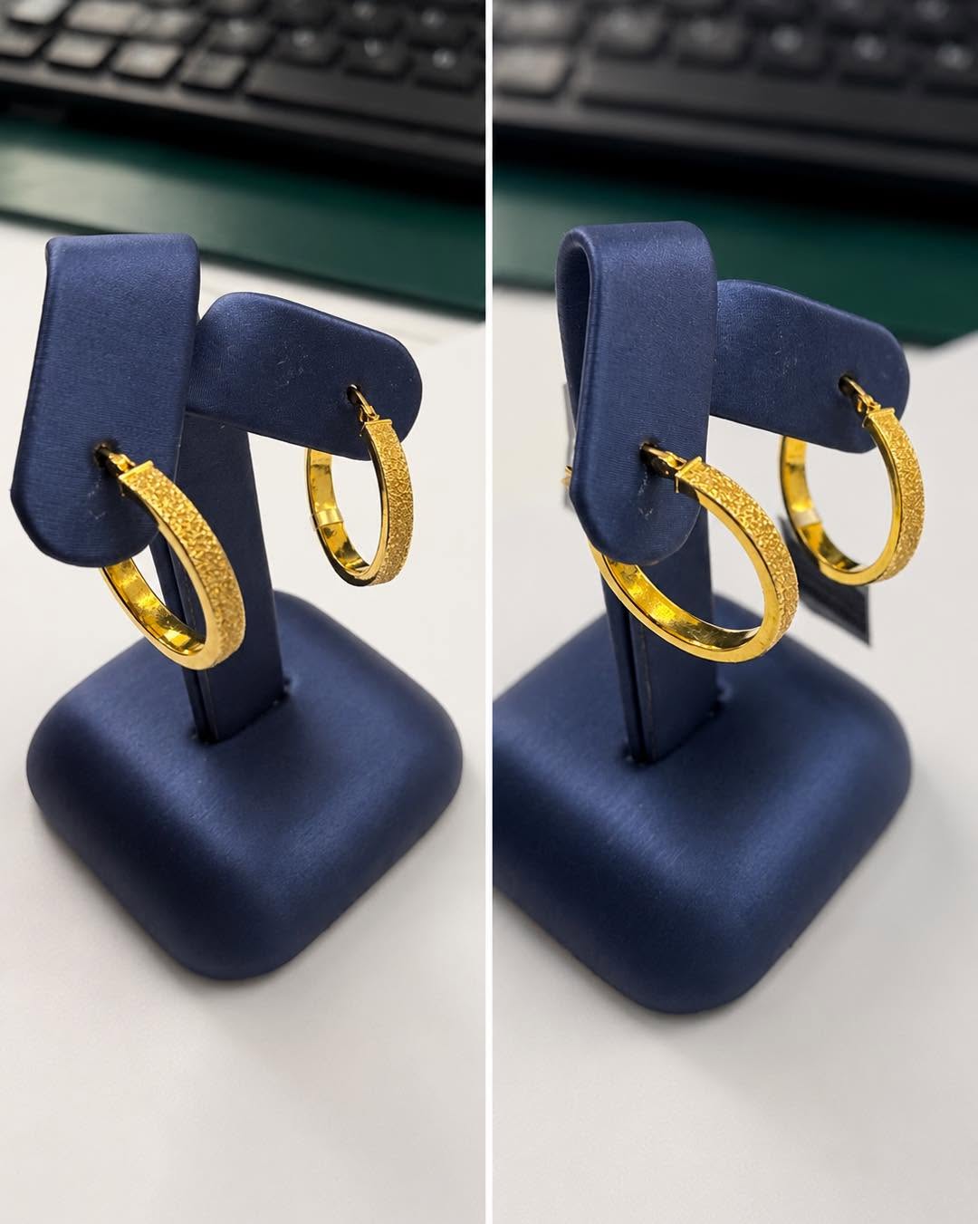 Gold Hoop Earrings Sale – Was $400, Now $275 at CashWiz Warrens
